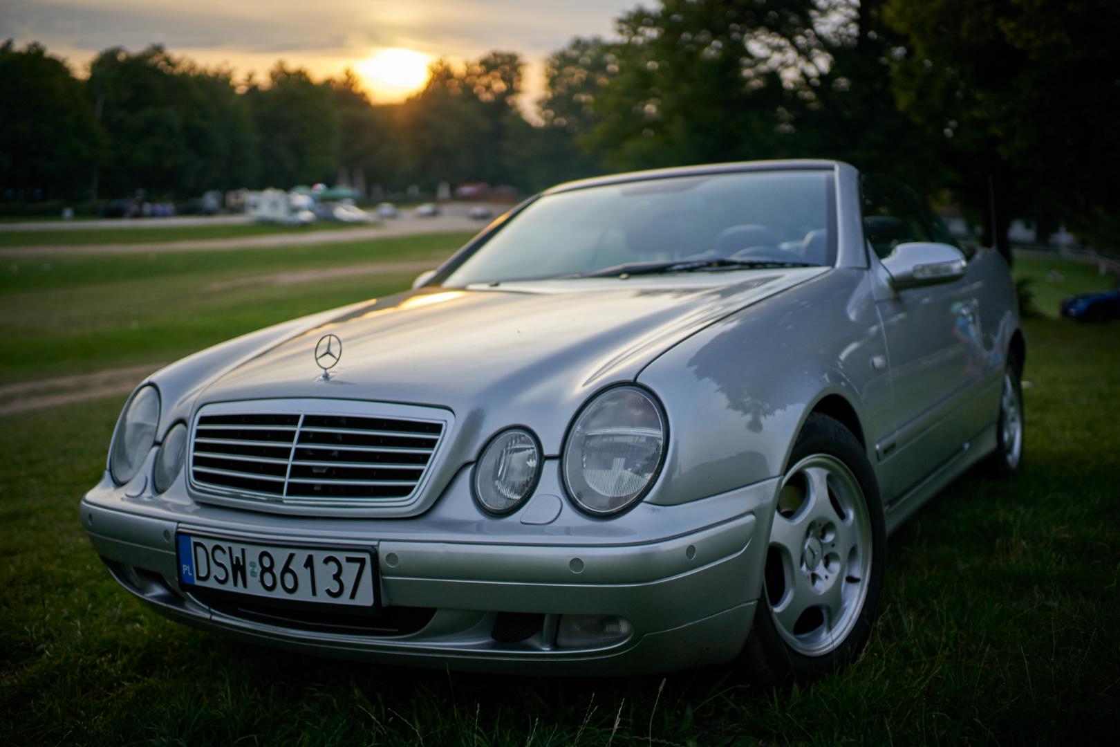 Mercedes CLK - Sonnenuntergang